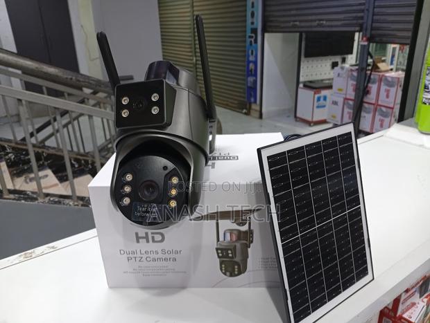 4g Dual-Lens Ubox Solar Camera 6mp With Siren