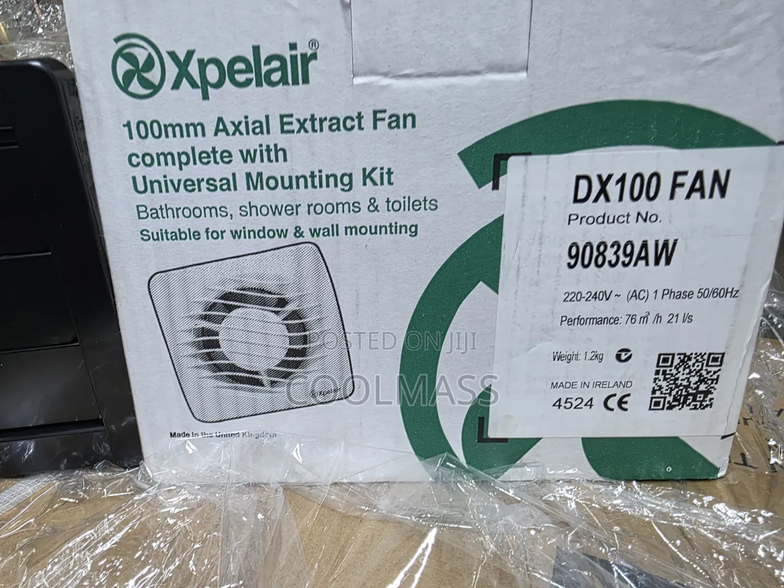 Extract Fan Expelair Dx100 in Nairobi Kenya