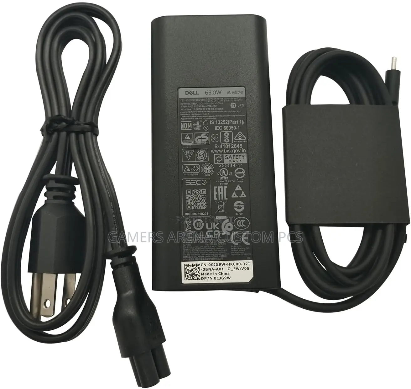 Original Dell Laptop Charger 65w Usb-C,Ac Adapter