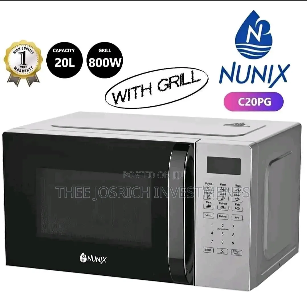 20 Litres Nunix Digital Microwave With Grill at 9500 Model :C20pg