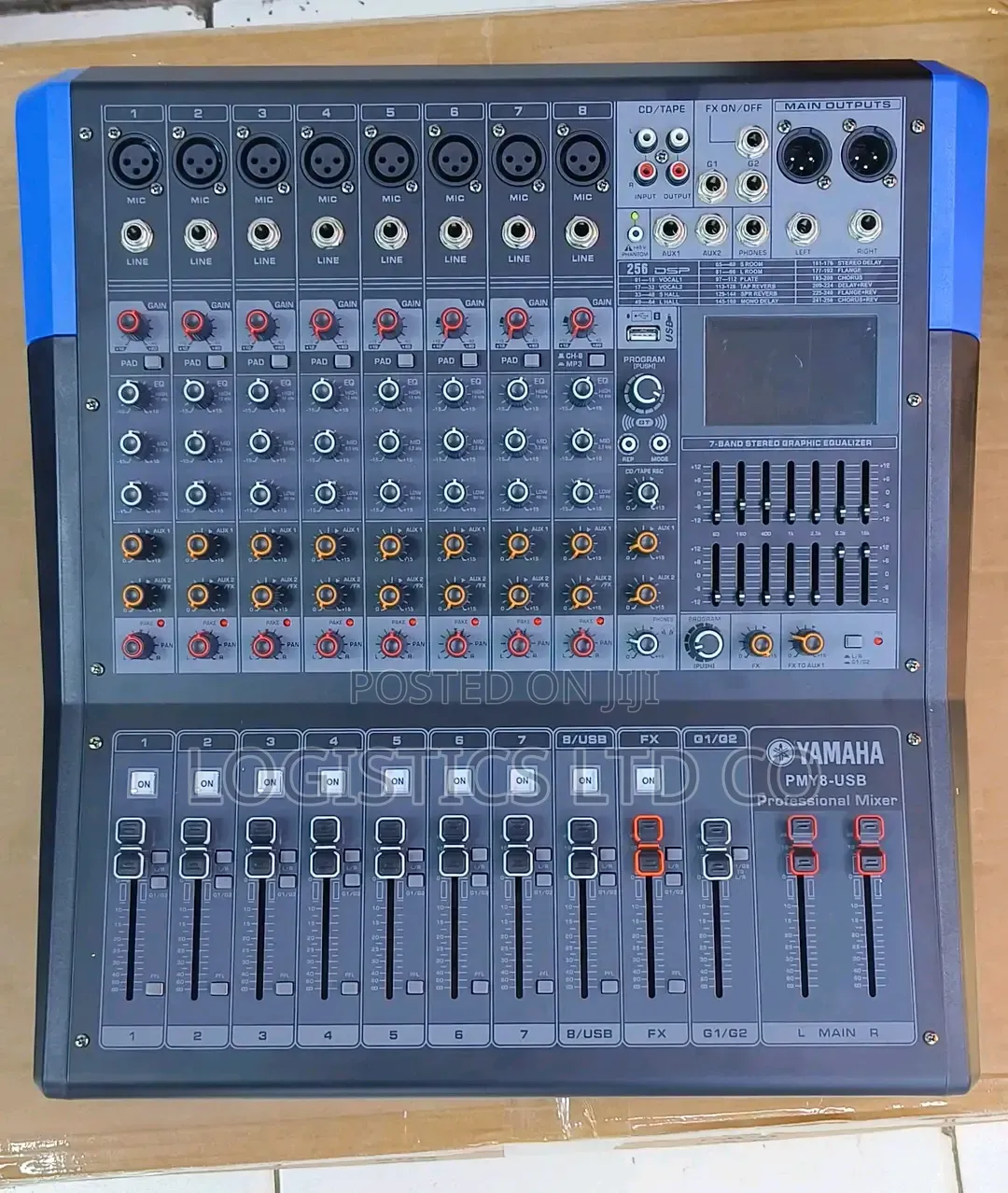 Yamaha Pmy8-Usb 8 Channels Powered Mixer
