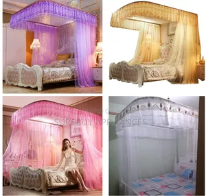 2-Stand Mosquito Net With Curtain-Style Sliding Rails