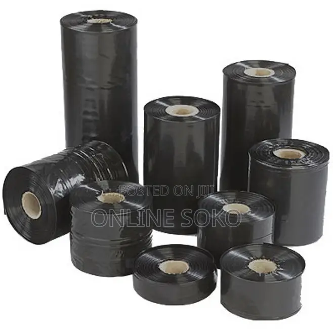 Polythene Layflat Tubing For Packaging - 3 Inch Or 4 Inch – Black