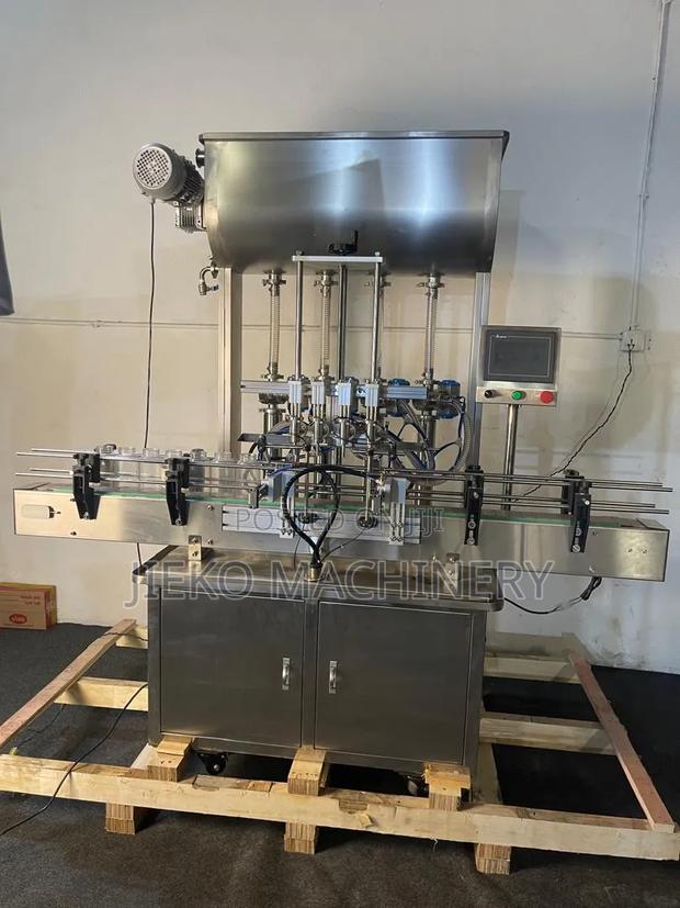 4 Nozzle Liquid Filling Machine | Automatic Bottle Filling Equipment - thumbnail 2