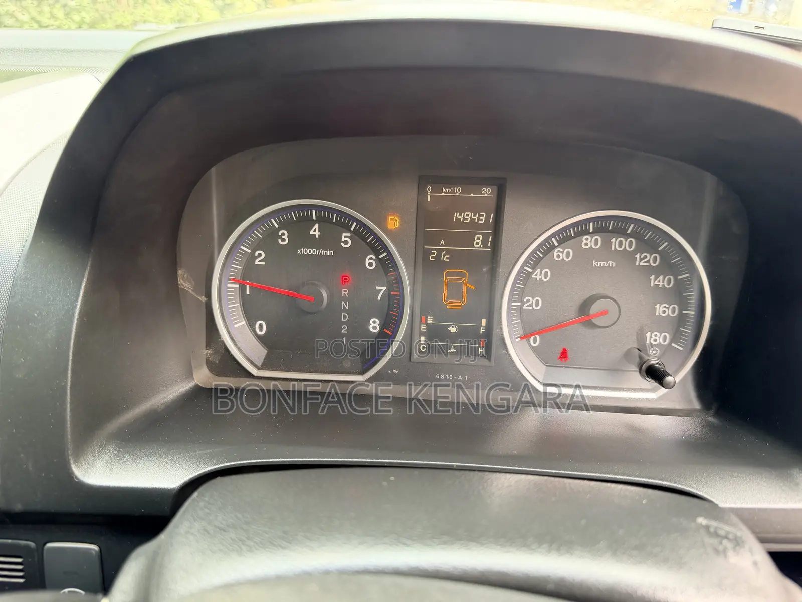 Honda CR-V 2.4 EX Automatic 2008 Blue