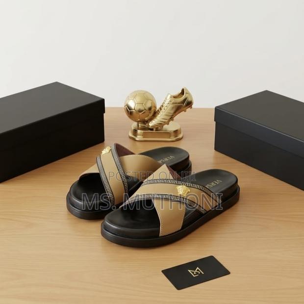 Cross-Strap Medusaversace Sandals Size 40-45 - thumbnail 3