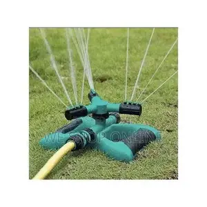 Auto-Rotating Water Garden Sprinkler With 3 Arms