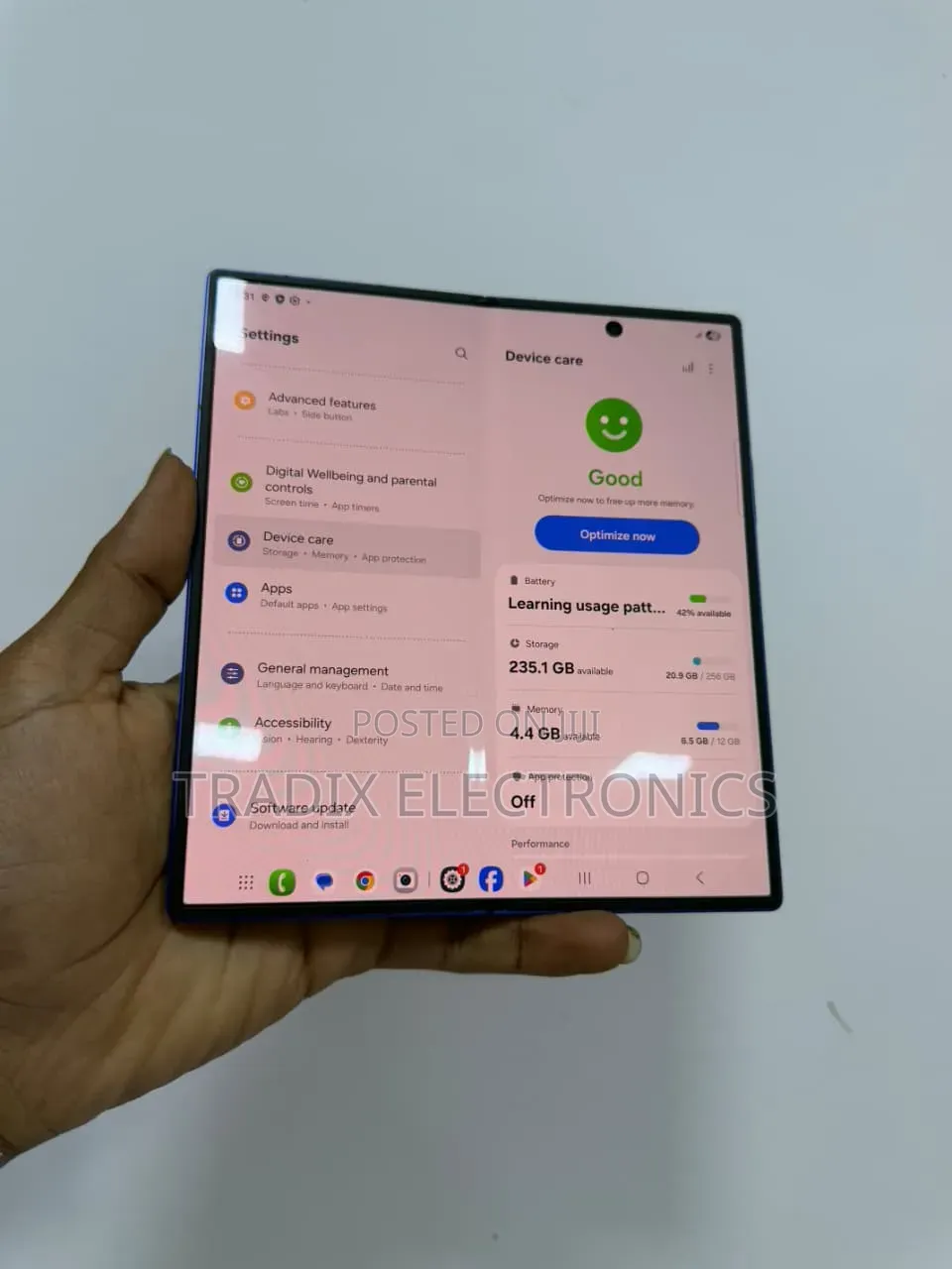 Samsung Galaxy Z Fold7 256 GB Blue