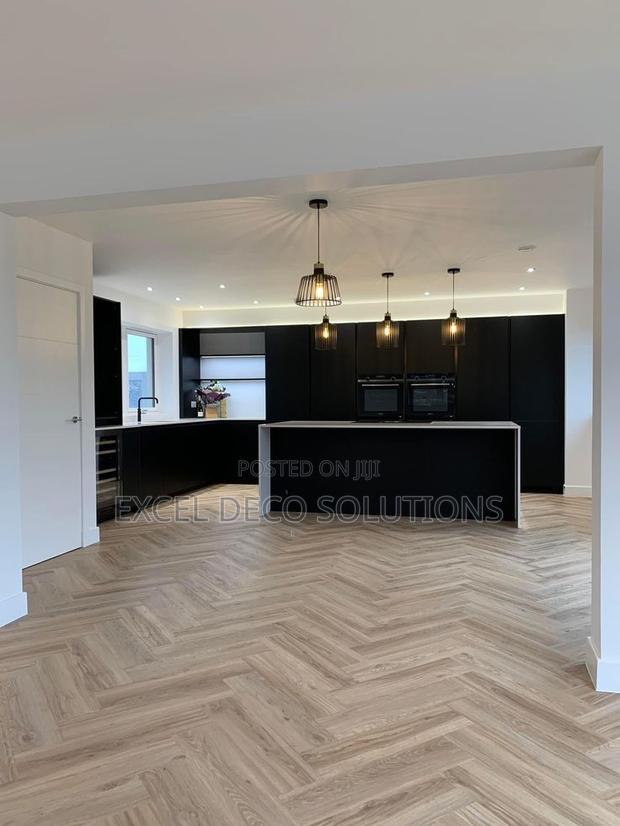 Perfect for Airbnb Rentals – Herringbone SPC Flooring 5mm