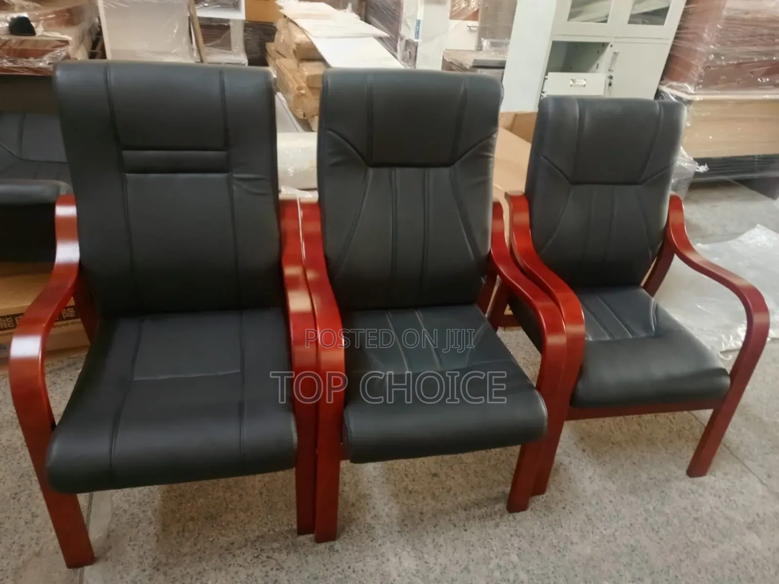 Boardroom Chairs, With Mahogany Framework