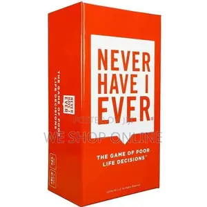 Never Have I Ever Classic Edition Card Game Set