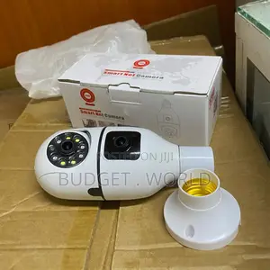 Smart Wifi Bulb Camera V380 Pro 2.0mp With Motion Alerts Night Visio