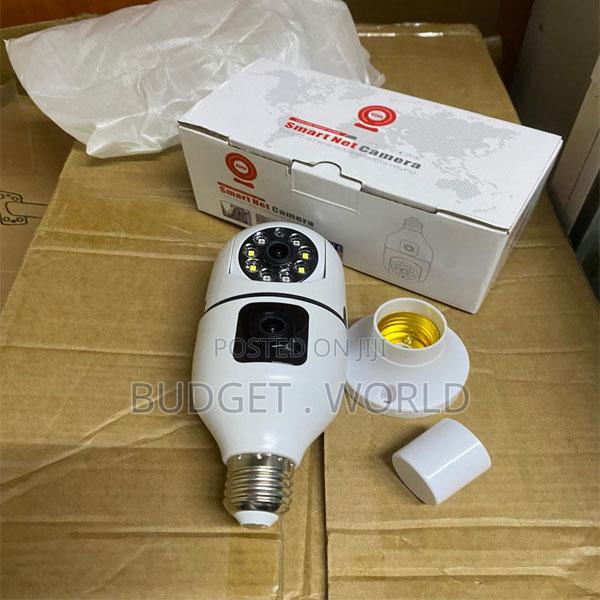 V380 Pro 2mp Wifi Bulb Camera 360° CCTV With Infrared Night Vision
