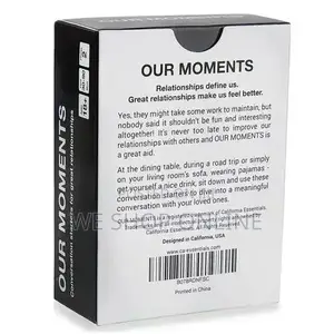 Our Moments Couples Card Game