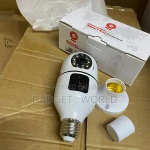 V380 Pro 2.0mp Wireless Bulb Camera With Motion Detection Alerts
