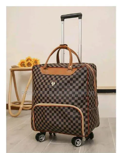 Portable Short Trip Travel Bag Universal Wheel Handheld Pu Waterproof