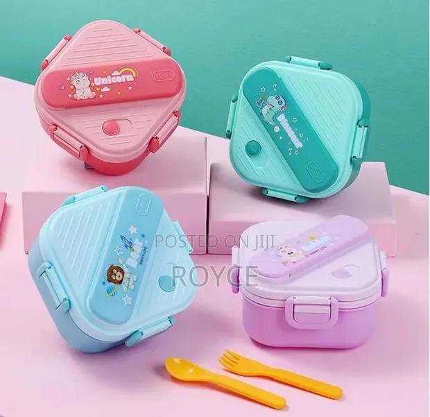 Kids Double Layer Bpa Free Bento Box - thumbnail 3