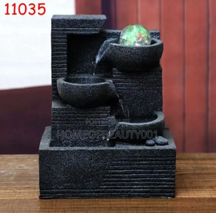 Tranquil Cascade Led Table Top Fountain