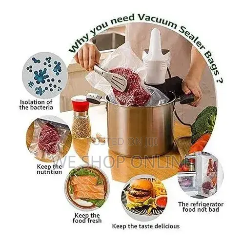 28cm Vacuum Sealer Rolls, 500cm Long
