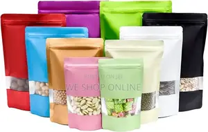 10*15cm 50pcs Coloured Kraft Pouch Bags