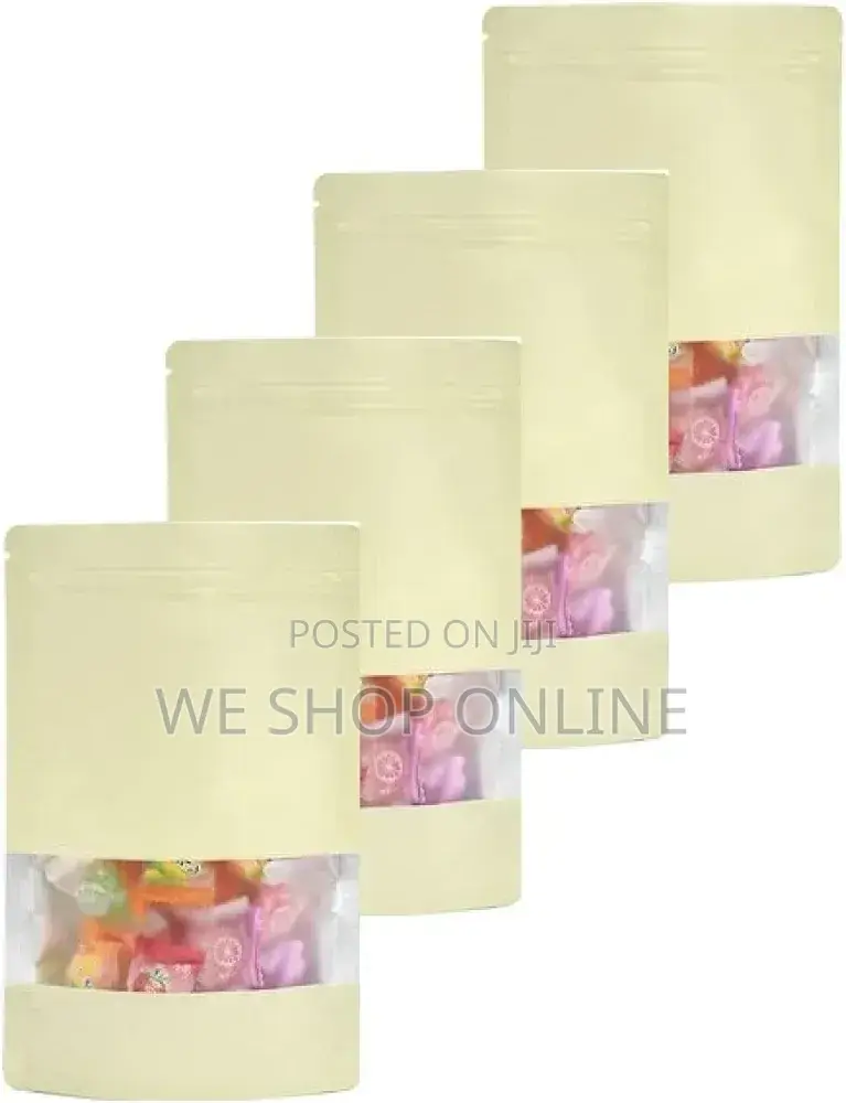 10*15cm 50pcs Coloured Kraft Pouch Bags
