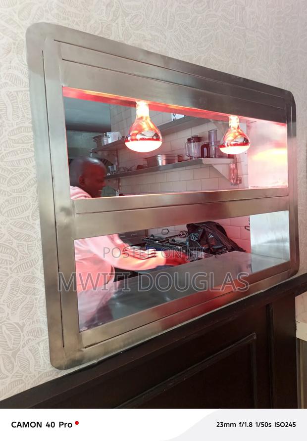 Stainless Steel Hotpass Food Warmer Display