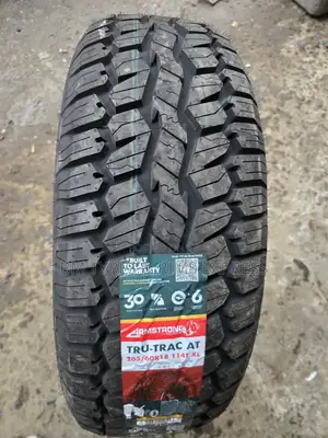 265 /60 R18 Armstrong Tyres (All Terrein)Thailand.