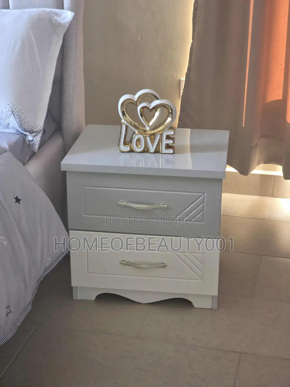 Solid Wood Bedside Table