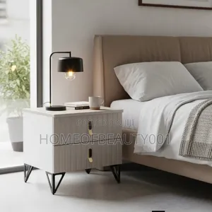 Nordic Bedroom Minimalist Night Table With Drawers