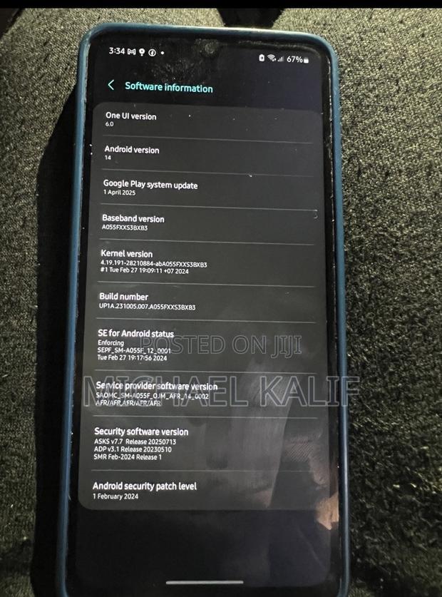 Samsung Galaxy A05 64 GB Blue