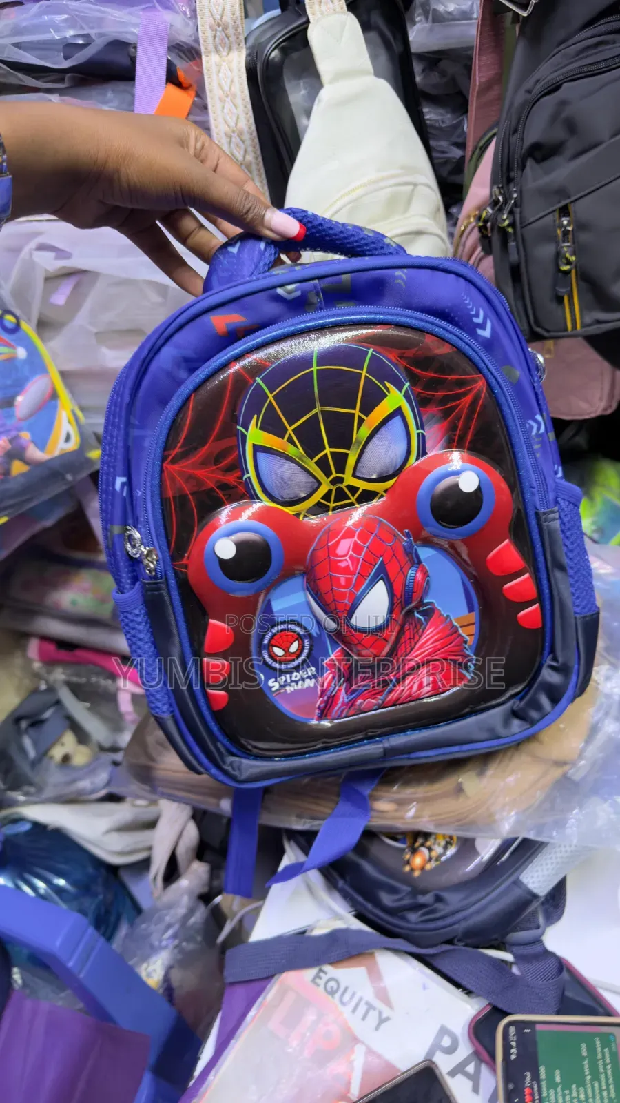 Kindergarten Spiderman/Batman School Backpacks at 750
