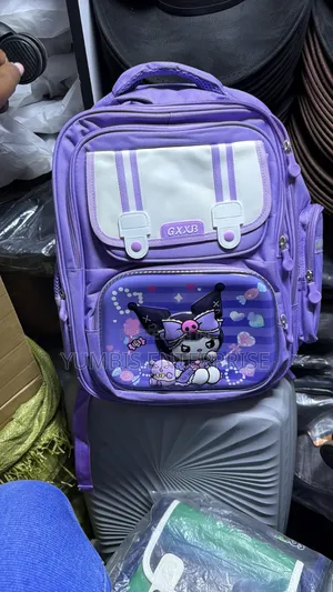 Kuromi Purple Kids School Bags for Grade 1 to 5 at 1500
