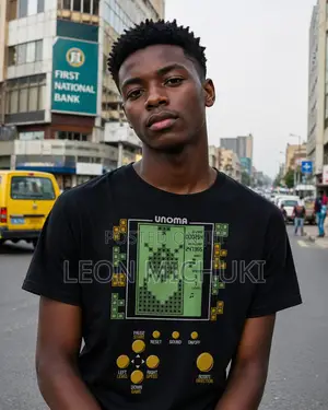 Unoma Kenyan Brick Game Theme T-Shirt