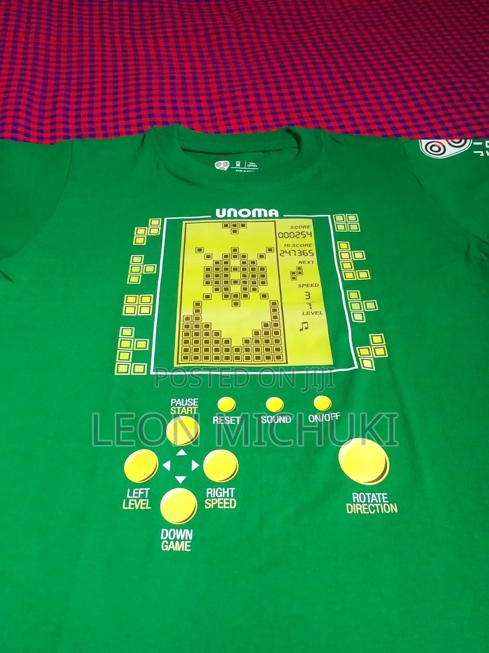 Unoma Kenyan Brick Game Theme T-Shirt