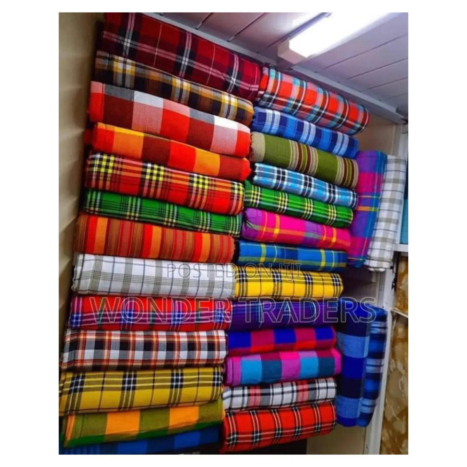 5 by 6 Maasai Shuka Throw Shuka