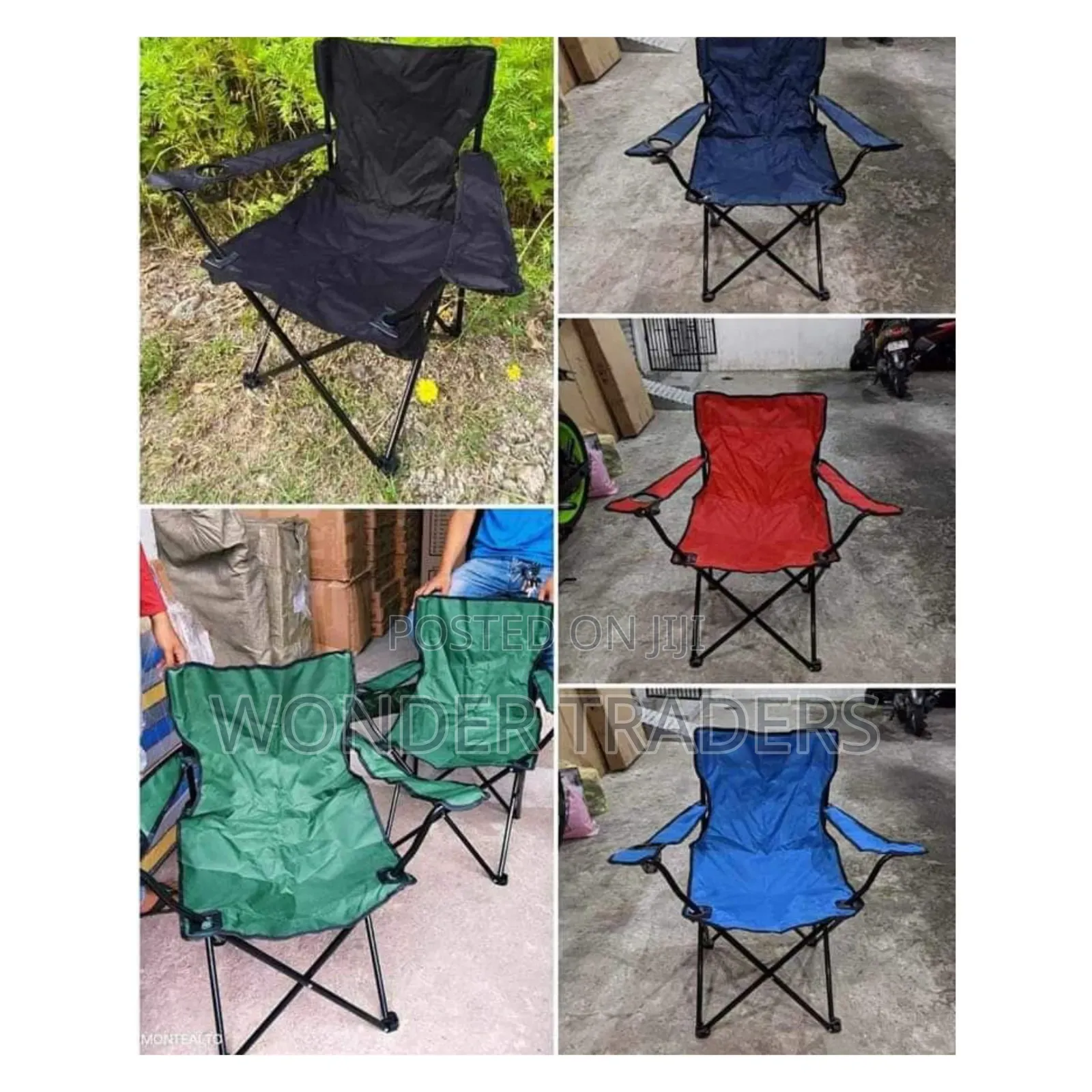 Foldable Camping Chairs Lightweight Outdoor Seat With Carry Bag