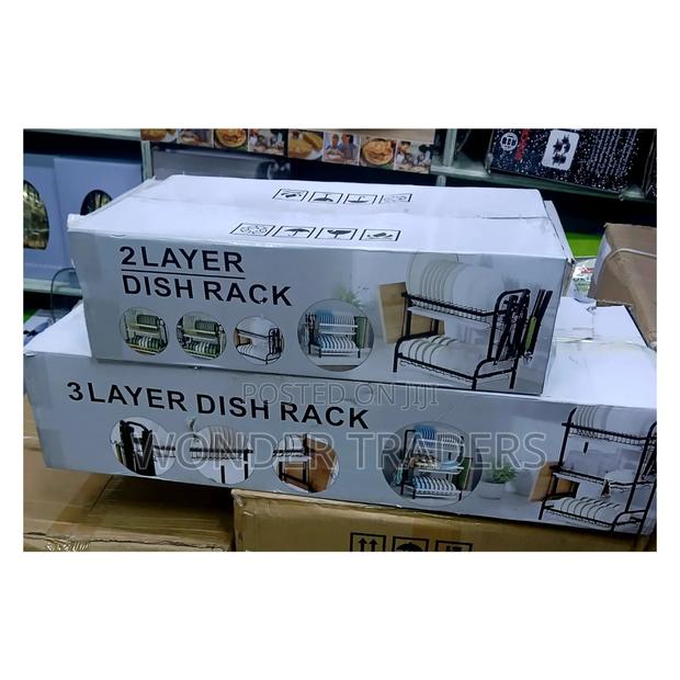 3 Layer Dish Rack Carbon Steel Dish Rack*