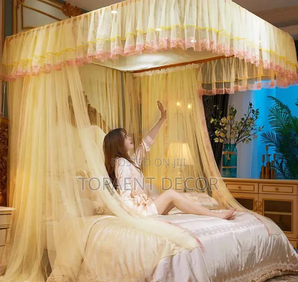 Airy and Light 5by 6 2 Stand Rail Mosquito Net