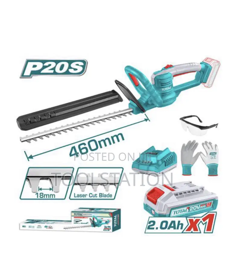 Cordless Hedge Trimmer Complete With Battery Thtli20461 and Charger