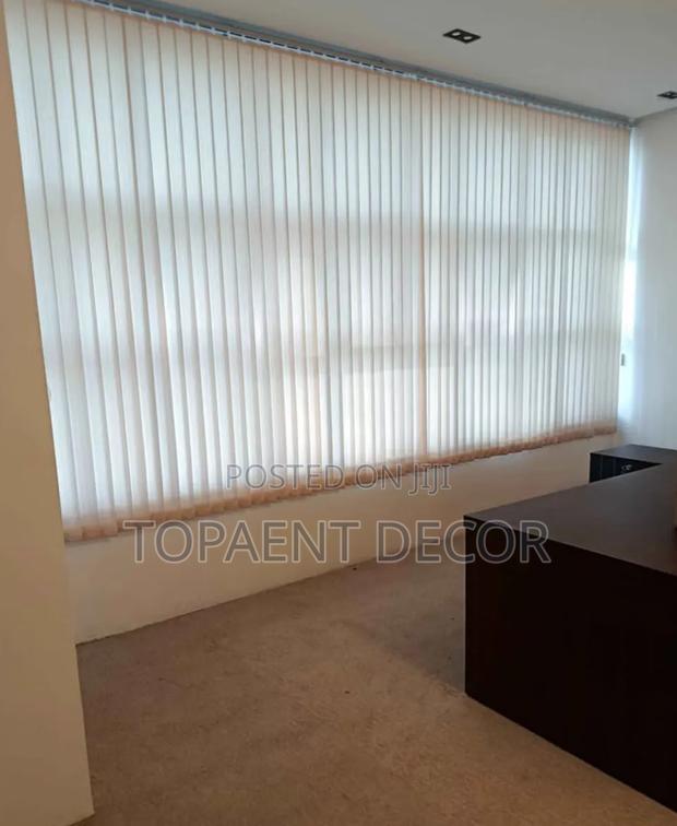 Plain White Golden Hour Filtered to Perfection Vertical Office Blinds