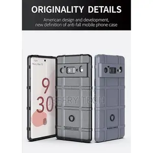 Pixel 6 Pro,Rugged Shield Slim Phone Case With Heavy Duty Shockproof M