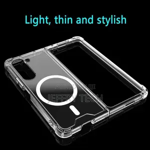Galaxy Z Fold 6 Compatible With Magsafe Transparent Hard Pc Back Soft