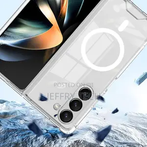 Galaxy Z Fold 6 Compatible With Magsafe Transparent Hard Pc Back Soft