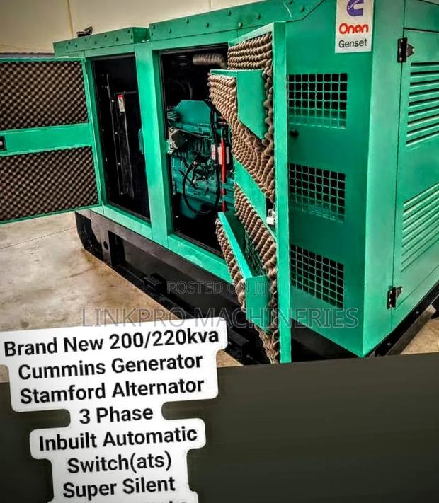 220 Kva Cummins Diesel Generator With Stamford Alternator and Ays