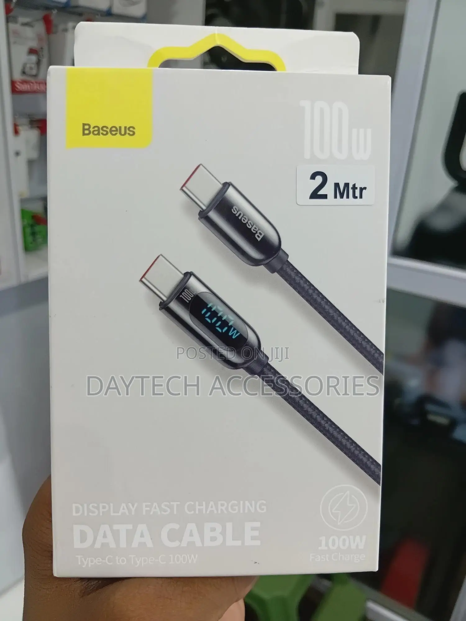 Baseus Display Fast Charging Data Cable (Type-C to Type-C) 2m