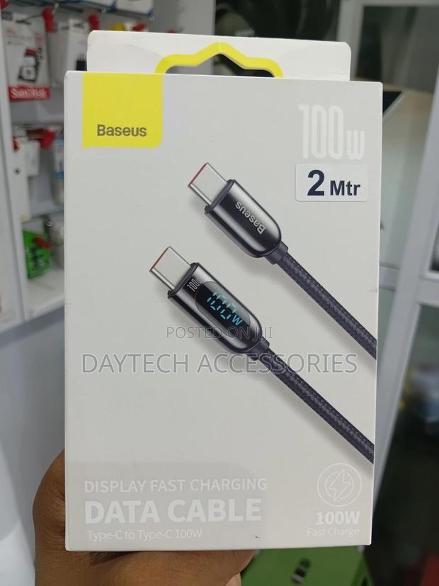 Baseus Display Fast Charging Data Cable (Type-C to Type-C) 2m