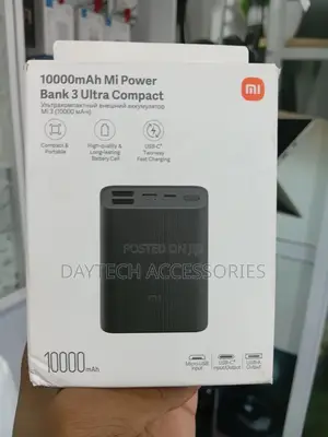 Xiaomi 10000mah Mi Power Bank 3 Ultra Compact.