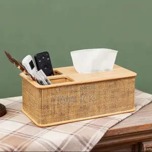 High-Grade Modern Rattan Serviette Holder - Bz