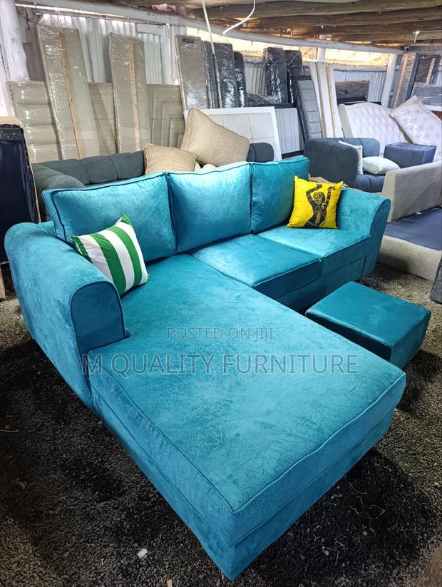Modern L Shaped Sofa Set -6 Seater