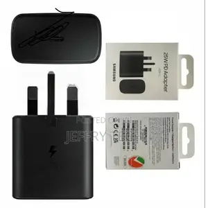 Samsung 25 Watts Fast Charger Adapter for Galaxy A15,A25,A05s,S23fe Wi